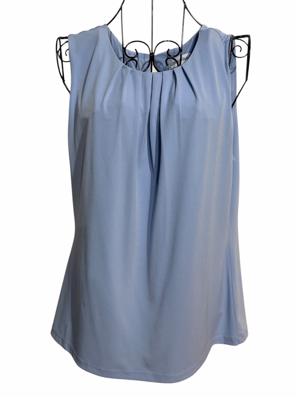 Calvin Klein power blue sleeveless cami blouse